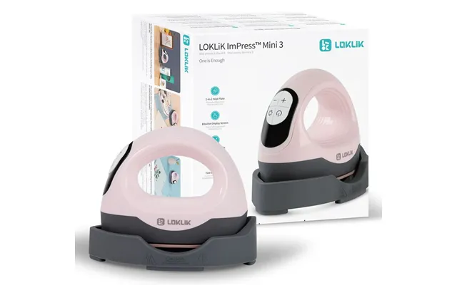 Loklik Impress Mini 3 550 W Black - Pink 93 X 80 Mm 200 C Built-in Display