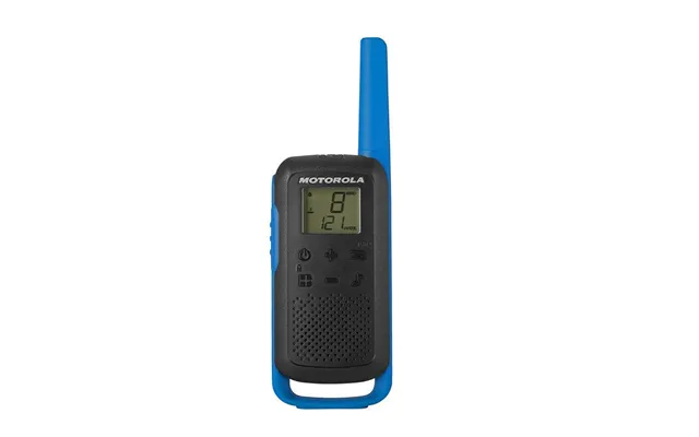 Motorola T62 Two-way Radio 16 Channels 12500 Mhz Black - Blue