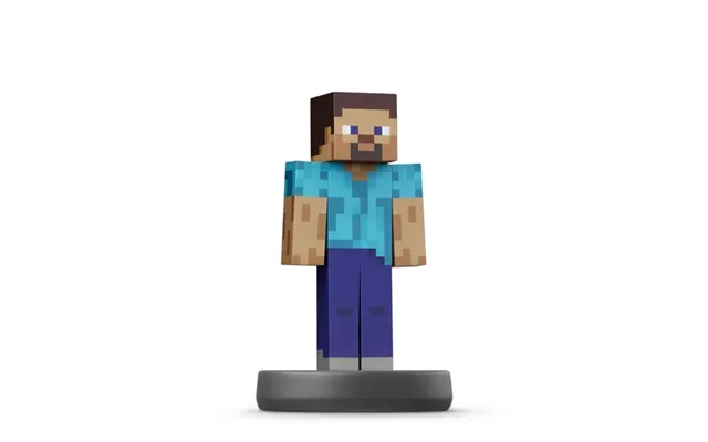 Nintendo Amiibo Steve & Alex Super Smash Bros Interactive Gaming Figure