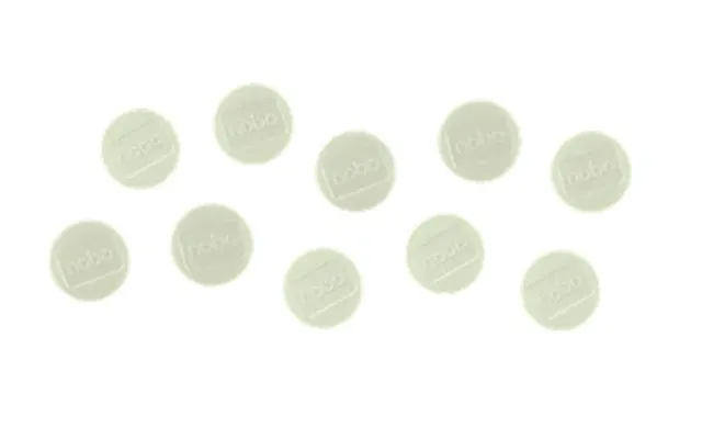 Nobo Magnetic Whiteboard Magnets 10 Pack 38mm Coloured Magnets