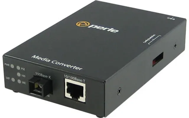 Perle S-110pp-s1sc20u-xt Network Media Converter 100 Mbit S 1310 Nm Single-mode Black