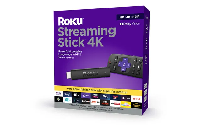 Roku Streaming Stick 4k Hdmi 4k Ultra Hd Black
