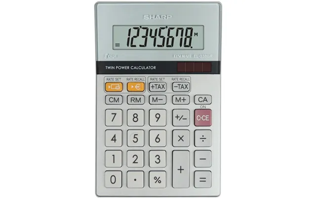 Sharp El-330er Calculator Pocket Financial Grey