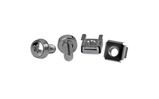 Startech.com 50 Pkg M6 Mounting Screws And Cage Nuts For Server Rack Cabinet