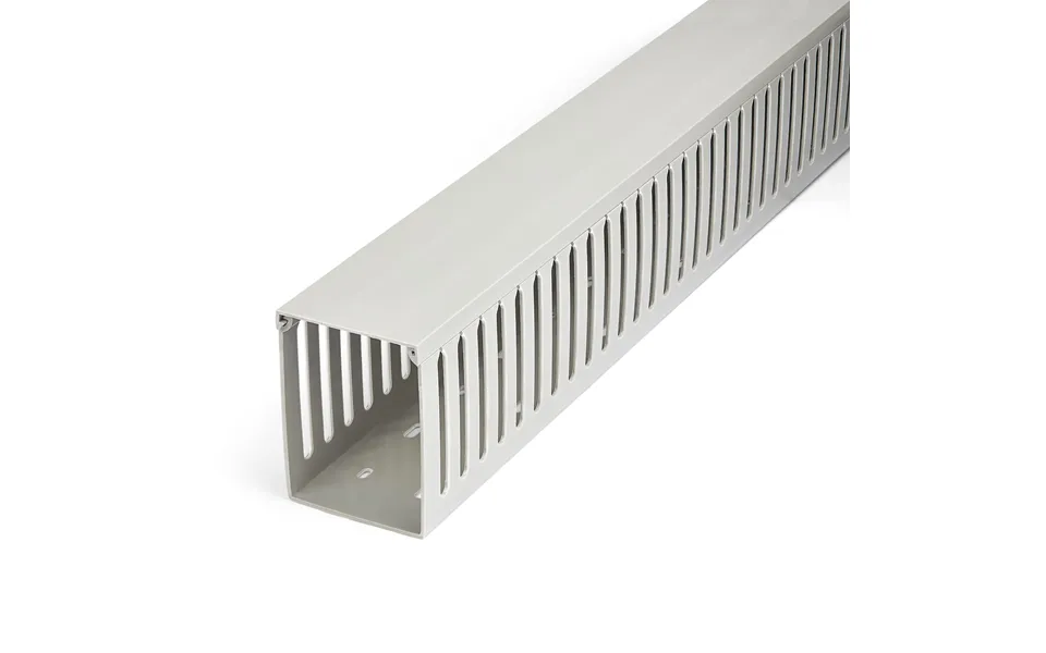 Startech.com Open Slot Cable Management Raceway With Cover, - 1 4 8mm Slots, Pvc Network Cord Hider Wall Wire Duct, Max 