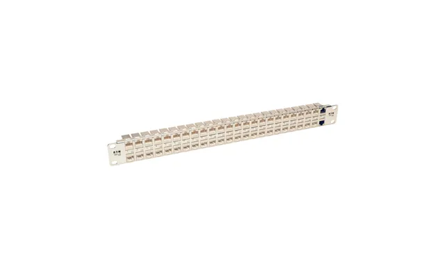 Tripp Lite N254-048-sh-6a 48-port 1u Rack-mount Stp Shielded Cat6a Feedthrough Patch Panel - Rj45 Ethernet