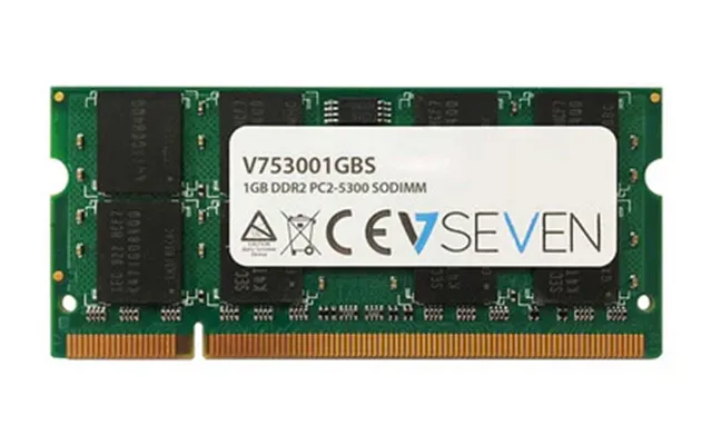V7 1gb Ddr2 Pc2-5300 667mhz So Dimm Notebook Memory Module - V753001gbs