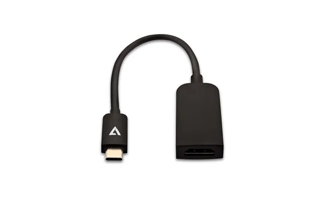 V7 Black Usb Video Card Usb-c Male To Hdmi Female Slim