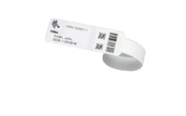 Zebra 10035439k Wristband White Hospital Wristband