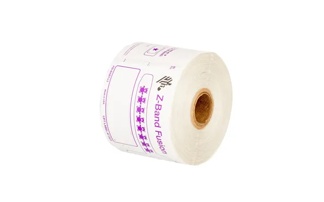 Zebra Z-band Fusion Wristband And Tags White
