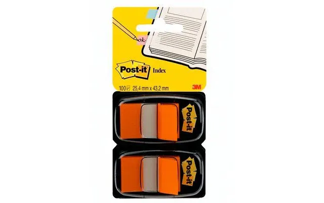 3m 680-o2eu Index Card Orange 100 Pc S