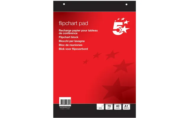 5star 296956 Flip Chart Accessory 40 Pc S