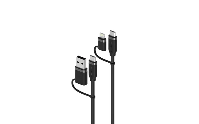 Alogic 4-in-1 100w Silicone Flexible Universal Charging Cable 1