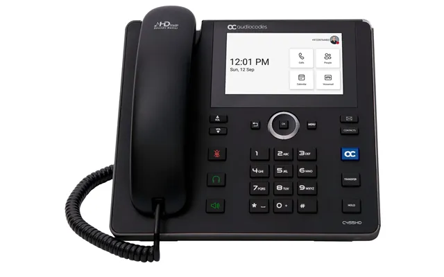 Audiocodes Teams C455hd Ip-phone Poe Gbe Black