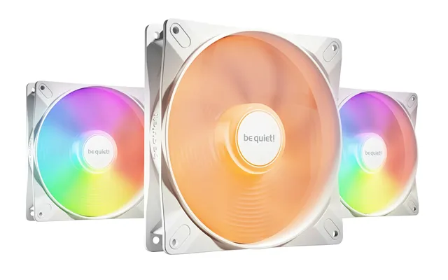 Be Quiet Light Wings Lx 140mm Pwm High Speed 3-pack White Computer Case Fan 14 Cm 3 Pc S