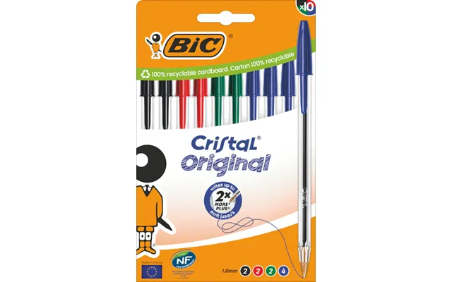 Bic 516354 Ballpoint Pen Black - Blue