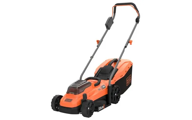Black & Decker Bcmw3318n Push Lawn Mower Battery Black - Orange