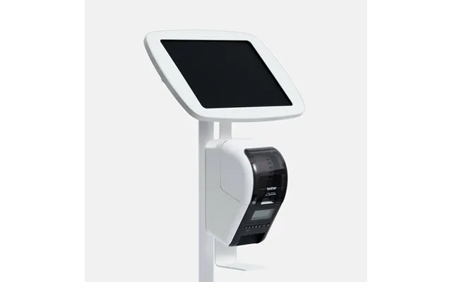 Bouncepad Floorstanding With Brother Printer Mount Inc Usb Cable Covered Front Camera And Home Button Black Apple Ipad P