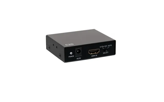 C2g Hdmi Audio Extractor With Toslink, Spdif And 3.5mm - 4k 60hz