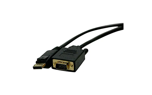 Cablenet 2m Displayport 1.2 Male - Svga Hd15 Male 1080i Black Pvc Cable