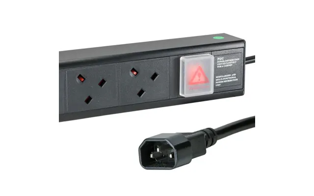 Cablenet 8 Way Uk Horizontal 1u Pdu With Iec - C14 3m Feed