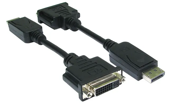 Cables Direct Displayport - Dvi Black