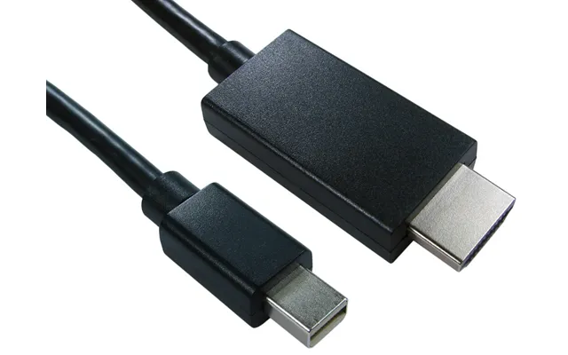 Cables Direct Hdminidp-hdmi2m Video Cable Adapter 2 M Mini Displayport Hdmi Black