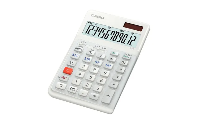 Casio Je-12e-we Calculator Desktop Basic White