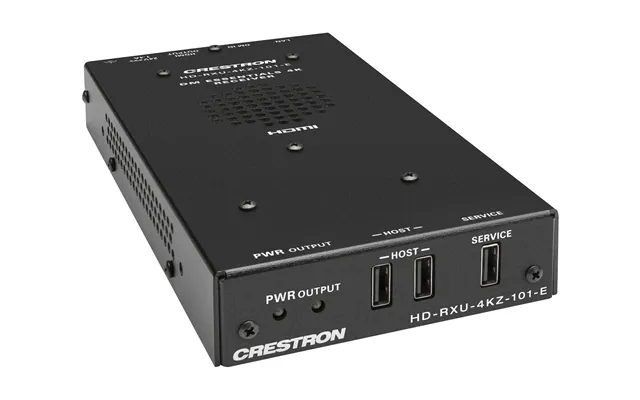 Crestron Hd-rxu-4kz-101-e Av Extender Av Receiver Black