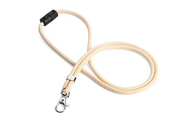 Durable 824116 Badge Holder Accessory Badge Lanyard Beige 1 Pc S