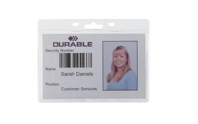 Durable 999108012 Identity Badge Badge Holder 50 Pc S