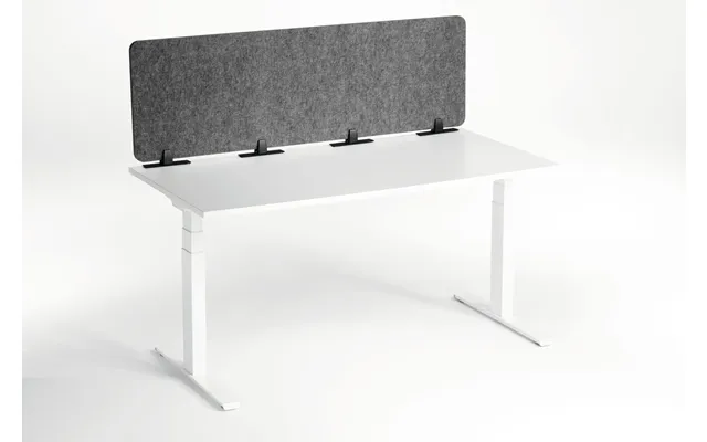 Durable Effect Foldable Felt Desk Divider 60% Recycled W1600 X H500mm Charcoal Grey - 313558