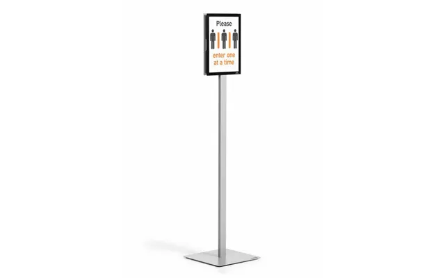 Durable Info Stand Basic A4 1 St 501257 501257 Information Stand Metal - Plastic Grey product image
