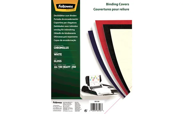 Fellowes 5378006 Binding Cover A4 White 100 Pc S