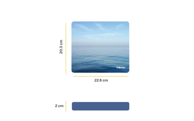 Fellowes Earth Series Mouse Pad Blue Ocean