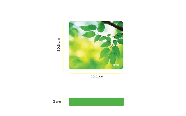 Fellowes Earth Series Mousepad Leaves