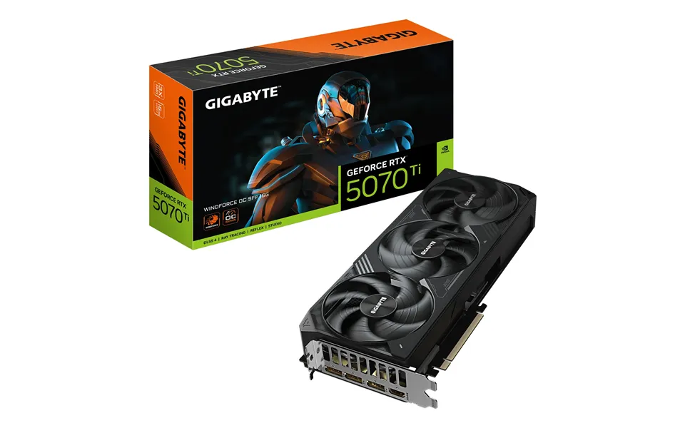 Gigabyte Geforce Rtx 5070 Ti - 16gb Gddr7, 256bit, Pci-e 5.0, 2497 Mhz Core Clock, 3 X Dp 2