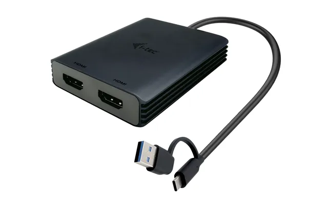 I-tec Usb-a Usb-c Dual 4k 60 Hz Hdmi Video Adapter
