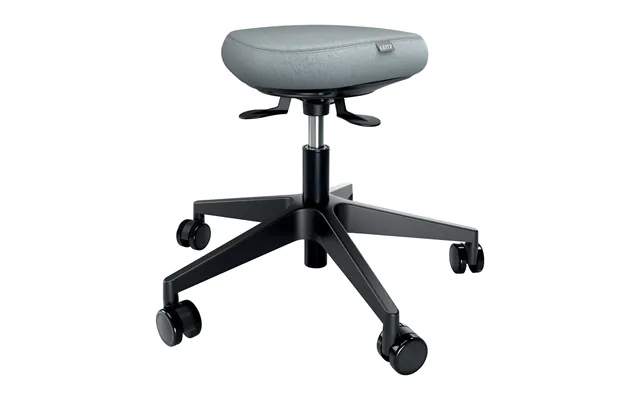 Leitz Ergo Active Sitting Stool With Wheels And Wobble Comfort Seat