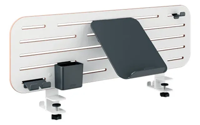 Leitz Ergo Pegboard Desk Organiser With Laptop Holder - 80x25 Cm