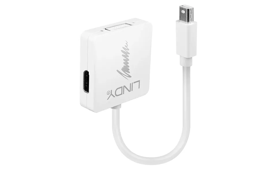Lindy Mini Displayport 1.2 To Displayport 1.2 - Hdmi 1.4 And Dvi Converter