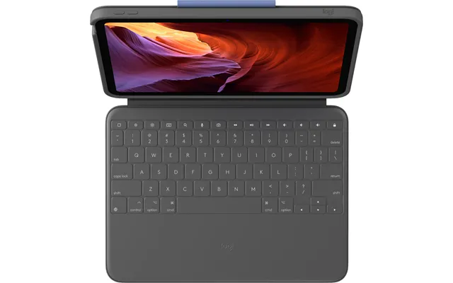 Logitech Rugged Folio Qwerty Us International Smart Connector Graphite