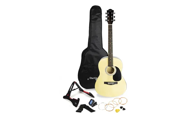 Martin Smith Full-size Acoustic Guitar Kit With Stand - Tuner