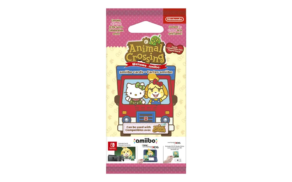 Nintendo Amiibo Cards Animal Crossing Sanrio Collaboration Pack Video Game Accessory Card Kit