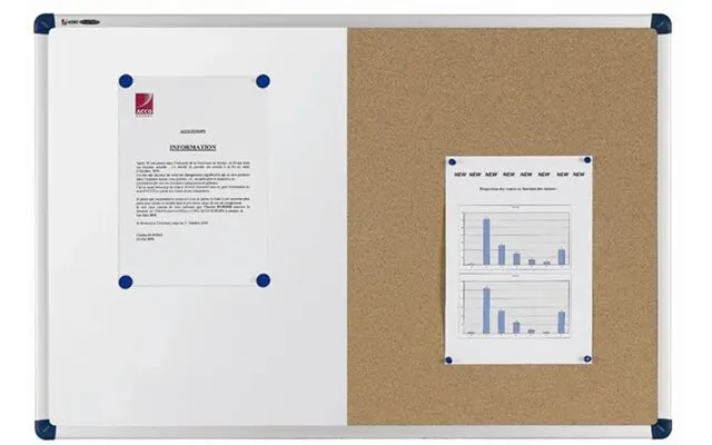 Nobo Classic Combi Felt Steel Noticeboard 120x90cm product image