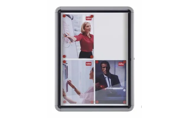 Nobo Premium Plus Outdoor Magnetic Lockable Notice Board 9xa4 product image