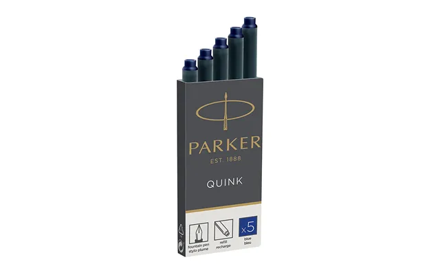 Parker 1950402 Pen Refill Blue 5 Pc S