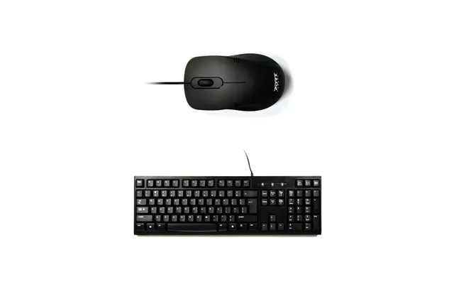 Port Designs 900900-uk Keyboard Mouse Included Universal Usb Qwerty Uk English Black
