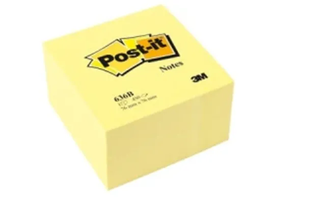 Post-it 636-b Note Paper Square Yellow 450 Sheets Self-adhesive