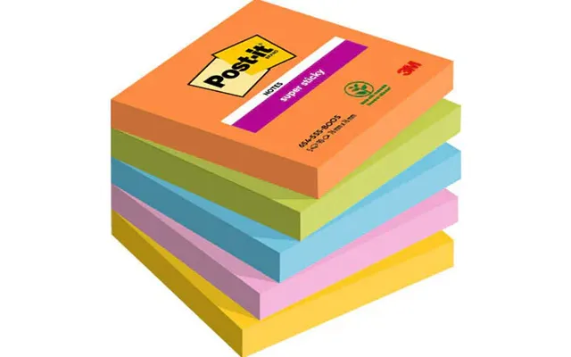 Post-it 7100258933 Note Paper Square Blue - Green